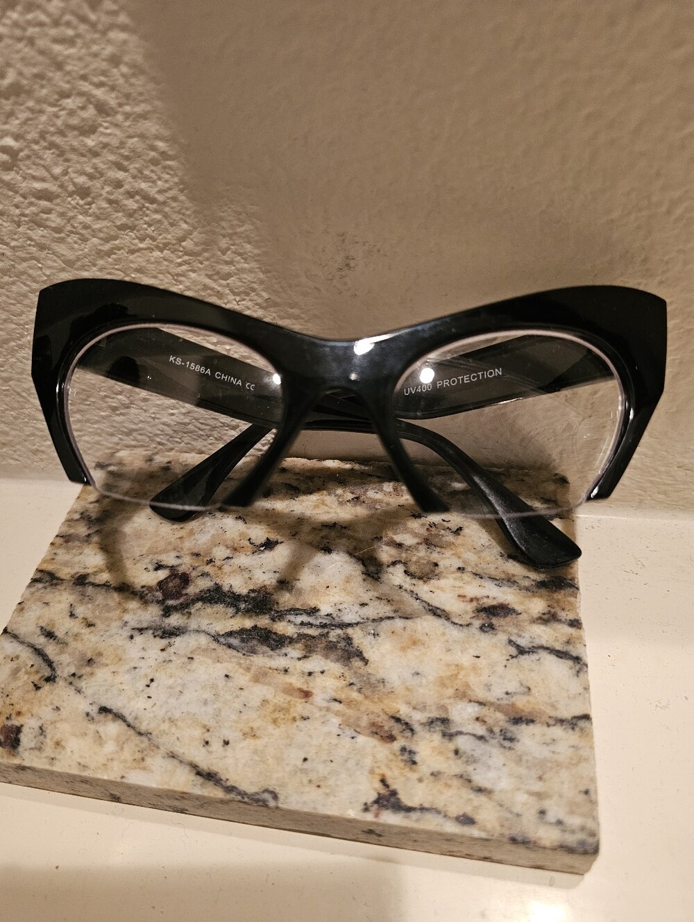 Black Cat-Eye Sunglasses